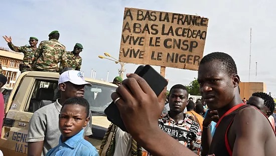 Niger : Manifestation hostile à la France, près de la base française de Niamey  