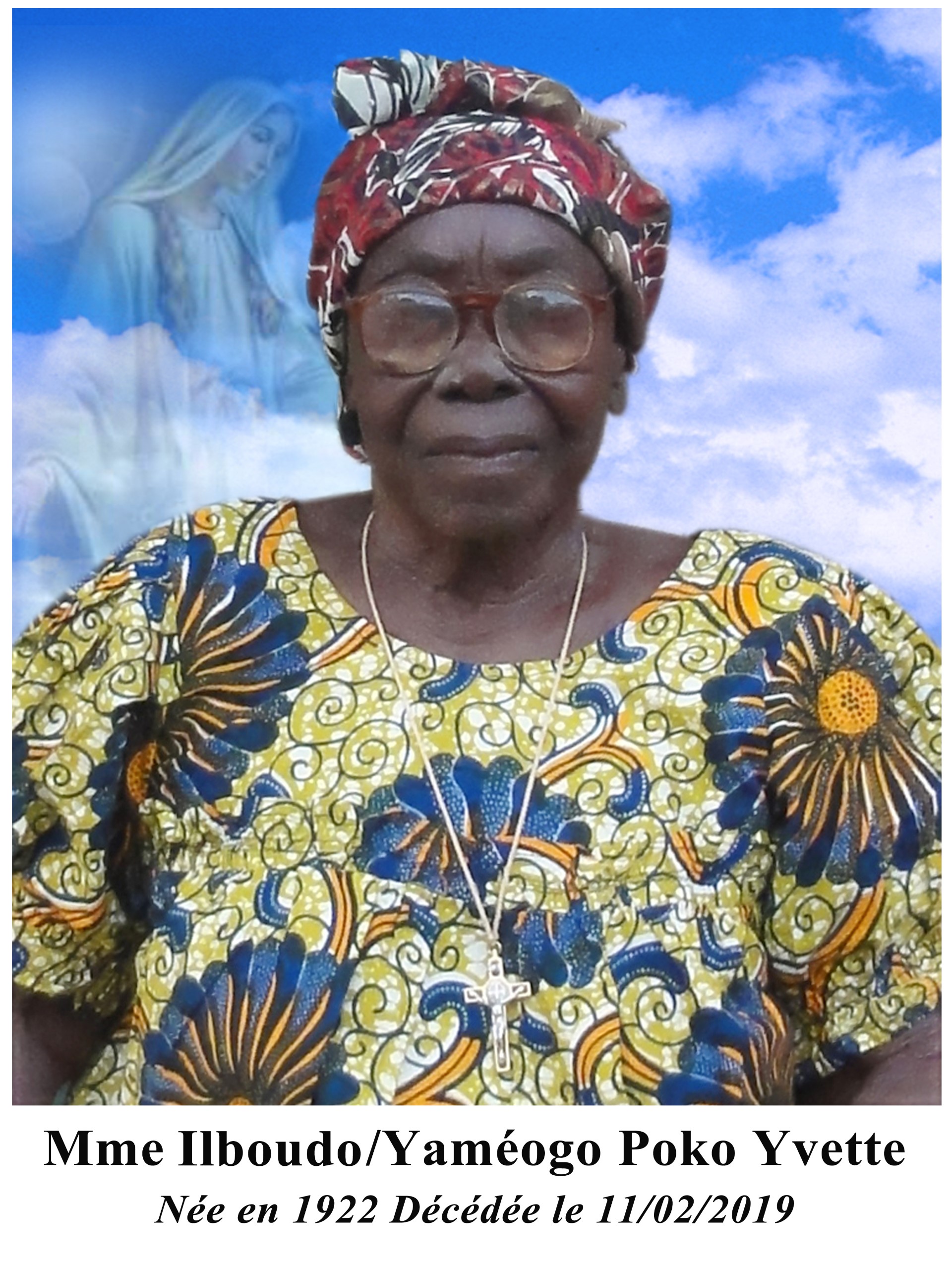 In memoria : Yaaba Yvette P. ILBOUDO / Yaméogo, dite ’’ Maman été’’