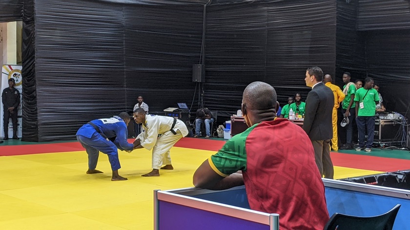 Jeux africains d’Accra : Kissouli Khaled Axel Konaté éliminé en quart de finale du judo