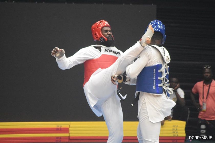 13es Jeux africains d’Accra : Ibrahim Maïga offre une quatrième médaille au Burkina en taekwondo