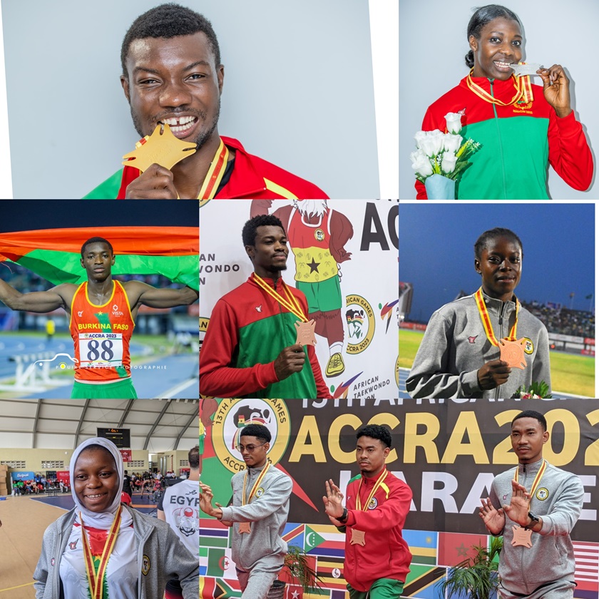 13es Jeux africains d’Accra : Le Burkina classé 25e sur 52 nations ayant pris part aux compétitions