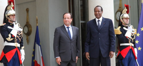 Tête à tête Blaise Comparé – François Hollande à Paris pour une nouvelle dynamique France - Burkina