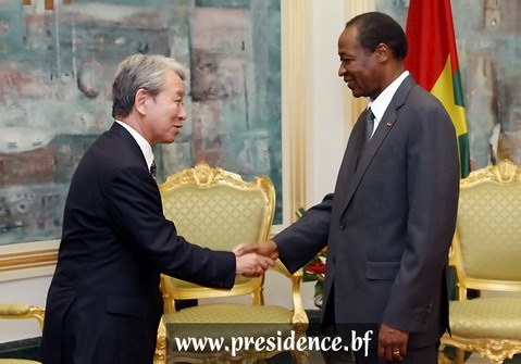 Burkina-Japon : Le patron de la JICA chez Blaise Compaoré