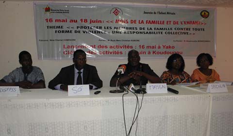 Ministère de l’Action sociale et de la solidarité nationale : Célébration du « mois de la famille et de l’enfant »