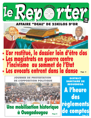 Le Reporter, votre journal d’enquêtes et de reportages, N°121 du 1er au 14 juillet 2013, est en vente