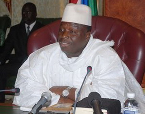 Yahya Jammeh, président gambien : 