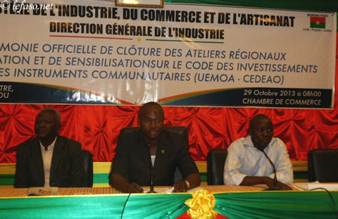 Code des investissements : Le ministère du commerce sensibilise à Ouaga