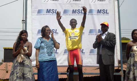 Tour du Faso 2013 : Abdoul Aziz Nikiéma du Burkina termine en jaune