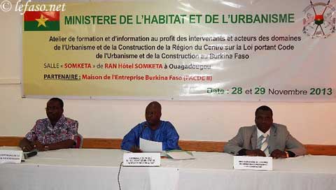 Code de l’urbanisme et de la construction au Burkina : journalistes et les maires imprégnés du contenu  