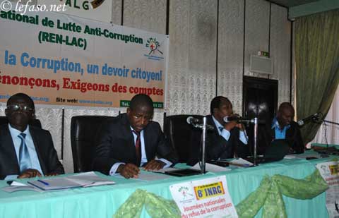 Lutte contre la corruption au Burkina : Le REN-LAC pour la création d’un pool anti-corruption dans l’organigramme judiciaire 	