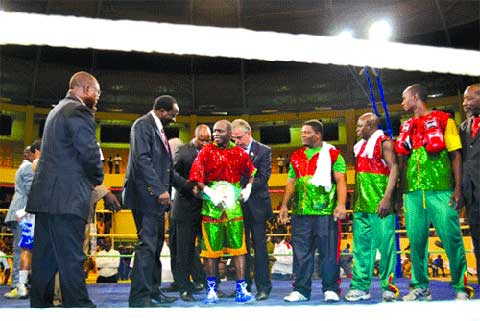 BOXE :  Alexis Kaboré “ Yoyo’’, le nouveau champion WBC international de la catégorie super coq