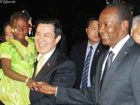 Burkina-Taiwan : le président taiwanais salut la vitalité des relations