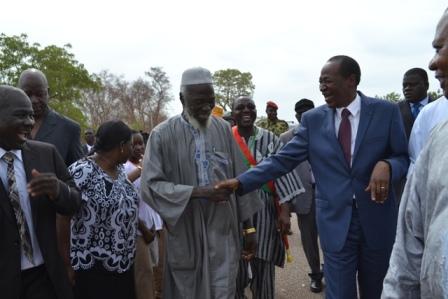Président du Faso en route pour Koudougou : Bain de foule à Tanghin Dassouri, Poa, Kokologho et à Ramongo