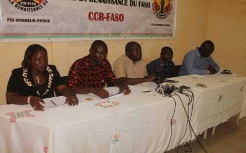 Société : La CCR-FASO ou le mouvement  citoyen pour la promotion et la défense des valeurs éthiques de la vie nationale