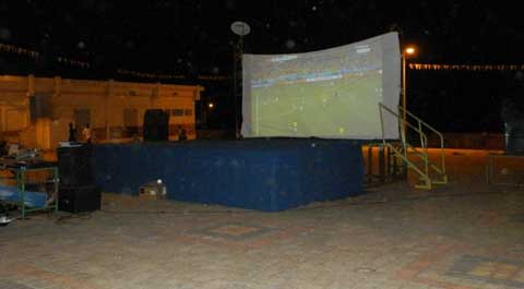 Mondial 2014 à Bobo : Un écran géant à la place de la mairie centrale