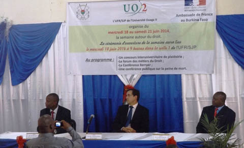 Université Ouaga II : une semaine pour découvrir et comprendre le droit
