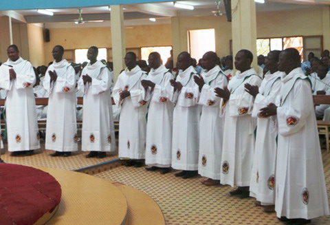 Religion : Ordination diaconale au Grand séminaire Saint Jean-Baptiste de Ouagadougou.
