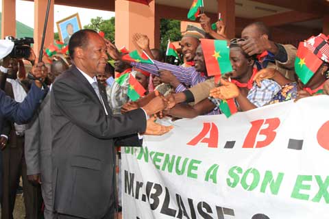 La Guinée Conakry accueille chaleureusement le Président COMPAORE
