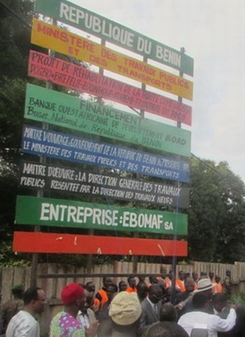 Réseau routier béninois : EBOMAF obtient un troisième marché de 43,8 milliards F CFA 