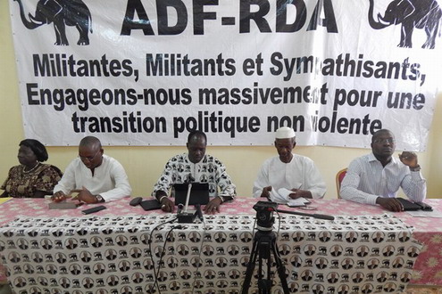 Soutien de l’ADF-RDA à la modification de l’article 37 : « L’ADF-RDA a fait le choix de la paix et de la démocratie », dixit Gilbert Ouédraogo