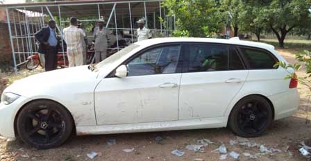 Une voiture volée en Europe interceptée au poste de police frontière de Yendéré