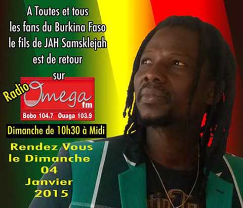 Sams’k le Jah sur la radio Omega : « Je ne voulais reprendre mes émissions qu’après le départ de Blaise Compaoré »