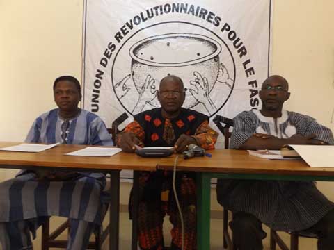  « Les sankaristes au CNT ont mené une bataille de réajustement des émoluments sans taper le Tam Tam », dixit Jean Hubert Bazié, président de l’Union des révolutionnaires pour le Faso