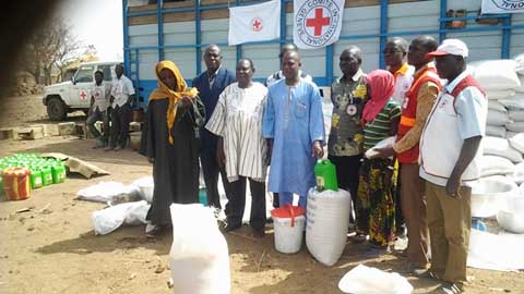 Conflit éleveurs-agriculteurs dans la Kompienga : la Croix-Rouge burkinabè en aide aux victimes 