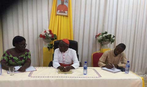 Transition : La sous-commission vérité, justice et réconciliation a reçu les conseils du Cardinal Philipe Ouédraogo