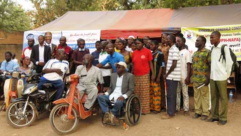 La NAFA crée l’Union nationale des personnes handicapées