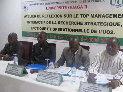 L’Université Ouaga 2 veut se doter d’un outil de pilotage de la recherche 