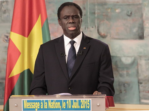 Situation nationale : Voici le message à la nation du président du Faso, Michel Kafando