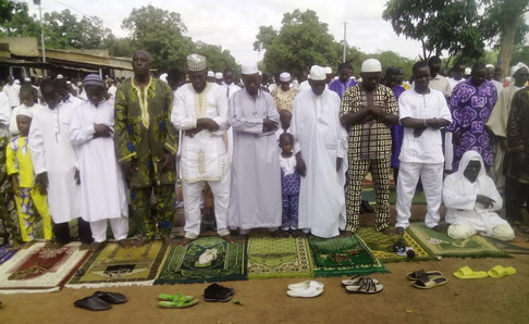 Ramadan à Gaoua : Les fidèles musulmans ont prié pour la paix au Burkina Faso