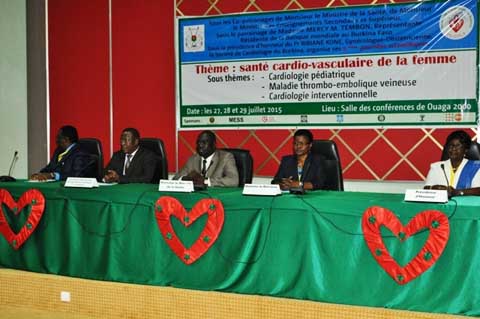 Journées scientifiques de la Société de cardiologie du Burkina : La santé cardio-vasculaire  de la femme au menu de la 5e  édition