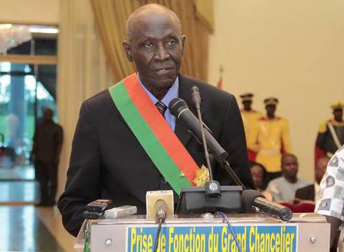 Burkina : Le nouveau Grand Chancelier installé