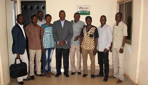 Vie du journal : l’Association des journalistes du Burkina en visite chez lefaso.net