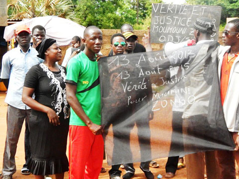 Affaire Moumouni Zongo : Des jeunes de Kilwin réclament justice 