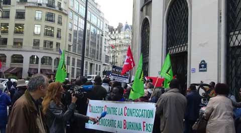 Diaspora : Manifestation hier à Paris contre le coup d’Etat