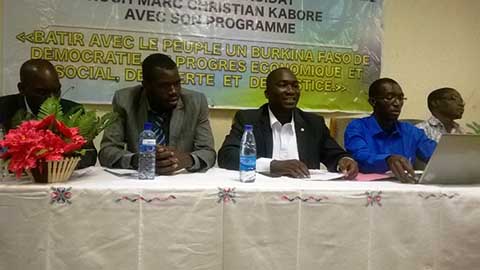 Présidentielle 2015 : Le Front progressiste « investit » Roch Marc Christian Kaboré du MPP