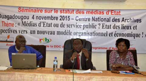 Médias d’Etat ou de service public : Le Centre de presse Norbert Zongo et la RTB posent le débat