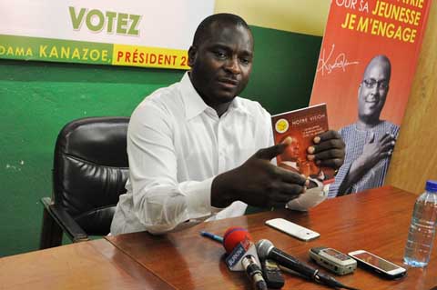 Présidentielle 2015 : Adama Kanazoé promet la rupture avec l’ancien régime