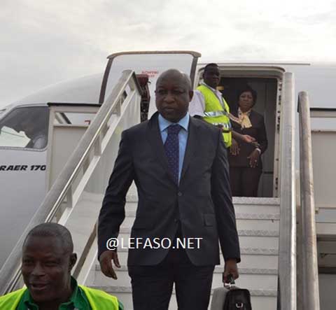 Premier ministère : Paul Kaba Thieba est arrivé à Ouagadougou