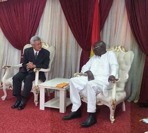 Audiences à l’Assemblée nationale : L’Ambassadeur du Japon au Burkina est allé parler coopération 