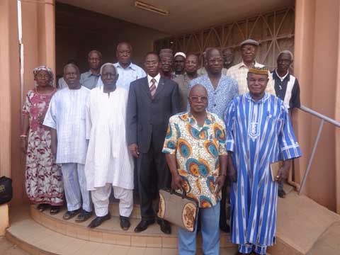 Ministère de la fonction publique : Clément Sawadogo a rencontré les retraités