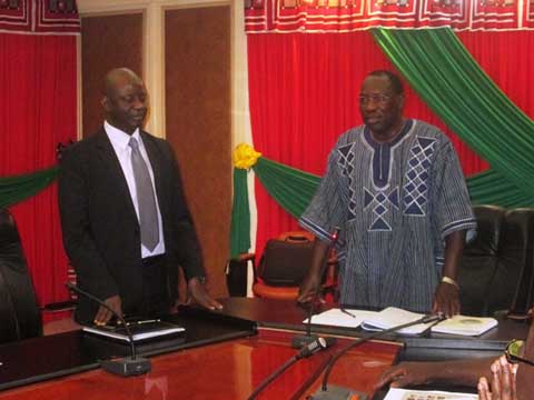 Direction de cabinet du premier Ministère : Job Ouédraogo a passé le témoin à Mamadou Sérémé