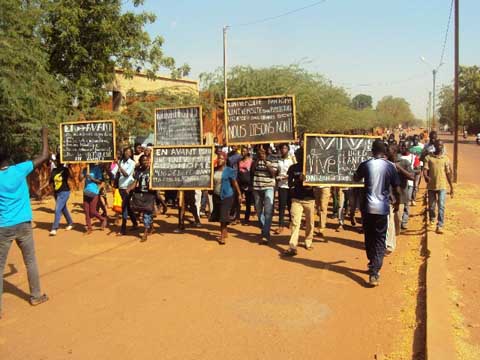 Crise à l’Université de Ouahigouya : les étudiants descendent encore dans la rue