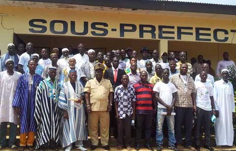 Côte  d’Ivoire : De jeunes Burkinabè exhortent les communautés de l’Ouest à la paix 