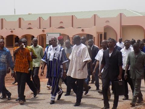 Hôpital de district de l’ex-secteur 30 : Le Président du Faso satisfait de l’état d’avancement des travaux