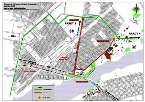 Construction de l’Echangeur du Nord : Des rues seront fermées à compter du 25 mai 2016