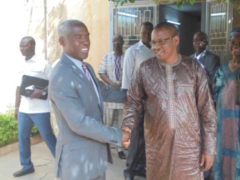 Commission électorale nationale indépendante : L’ambassadeur Tulinabo Mushingi a rencontré la nouvelle équipe